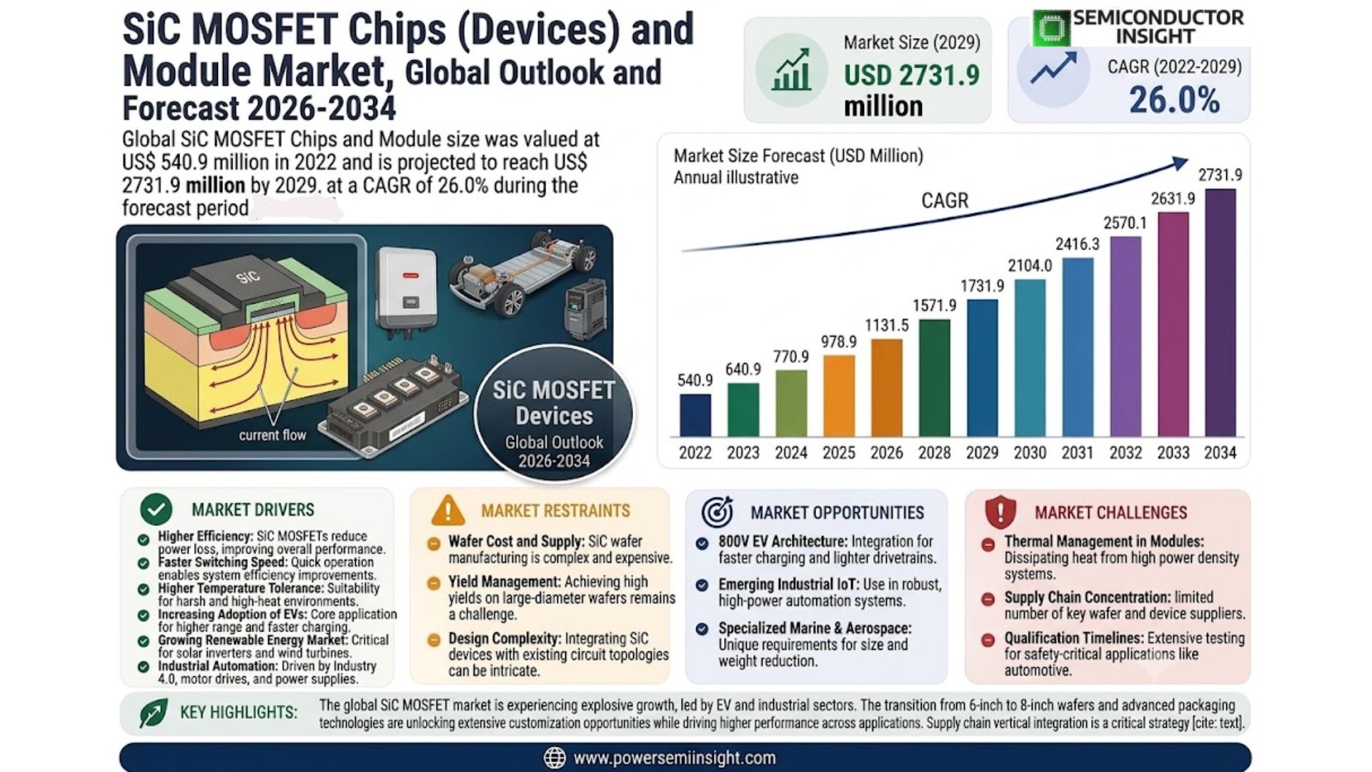 SiC MOSFET Chips (Devices) and Module Market  Share