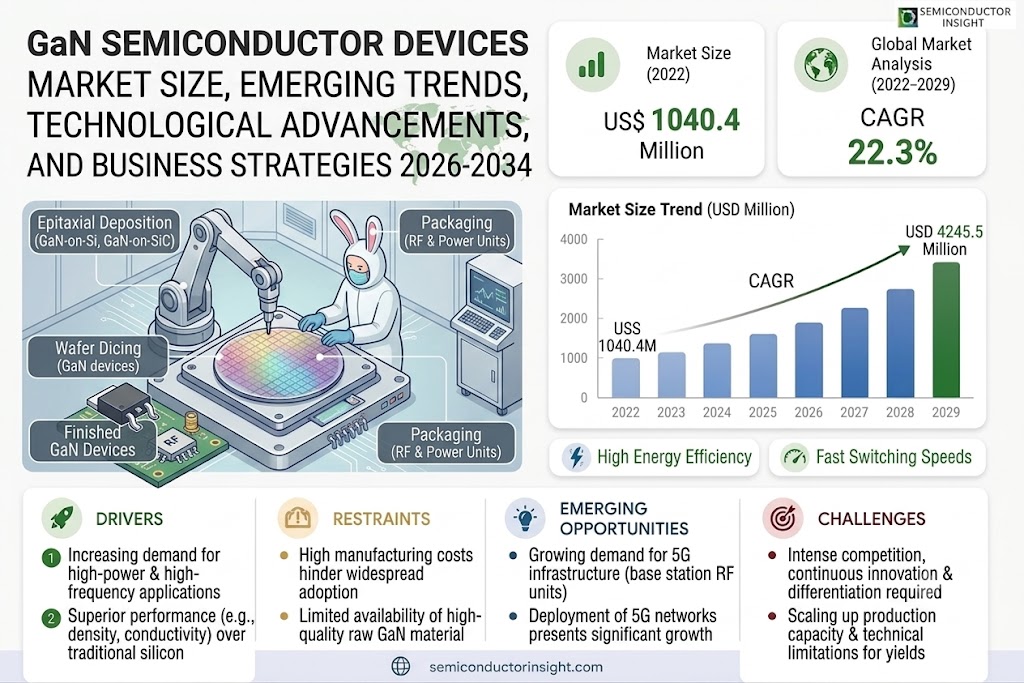 GaN Semiconductor Devices Market  Share, Size and Forecast