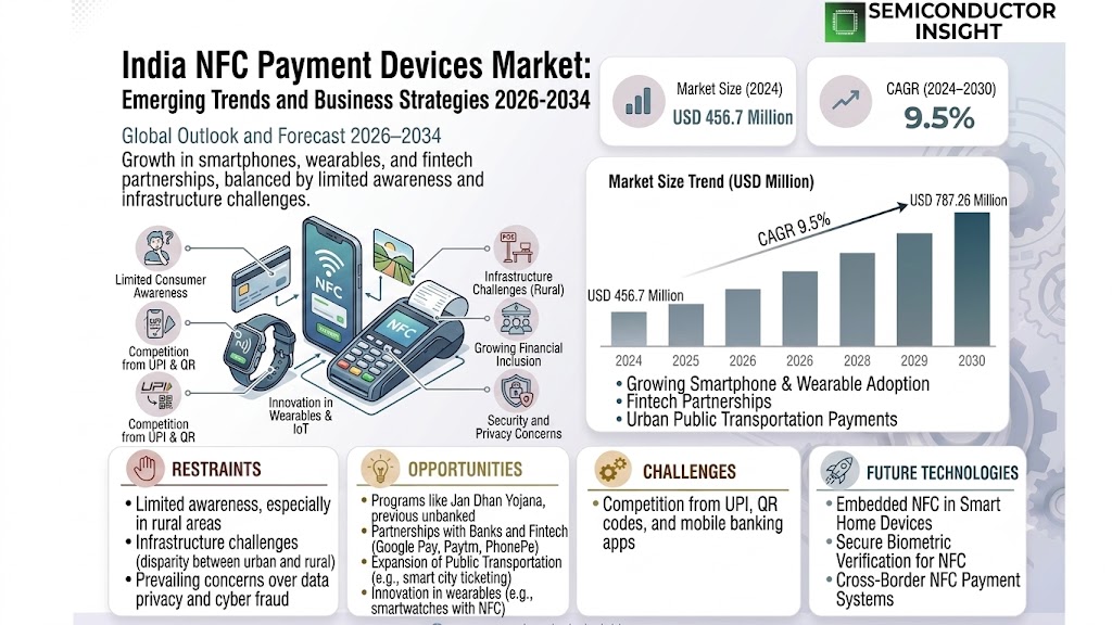 India NFC Payment Devices Market
 Share and Size