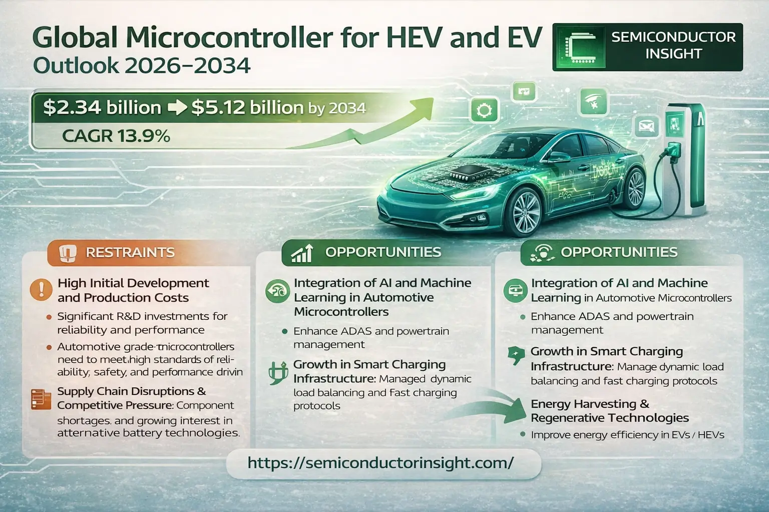 Global Microcontroller for HEV and EV Market Share