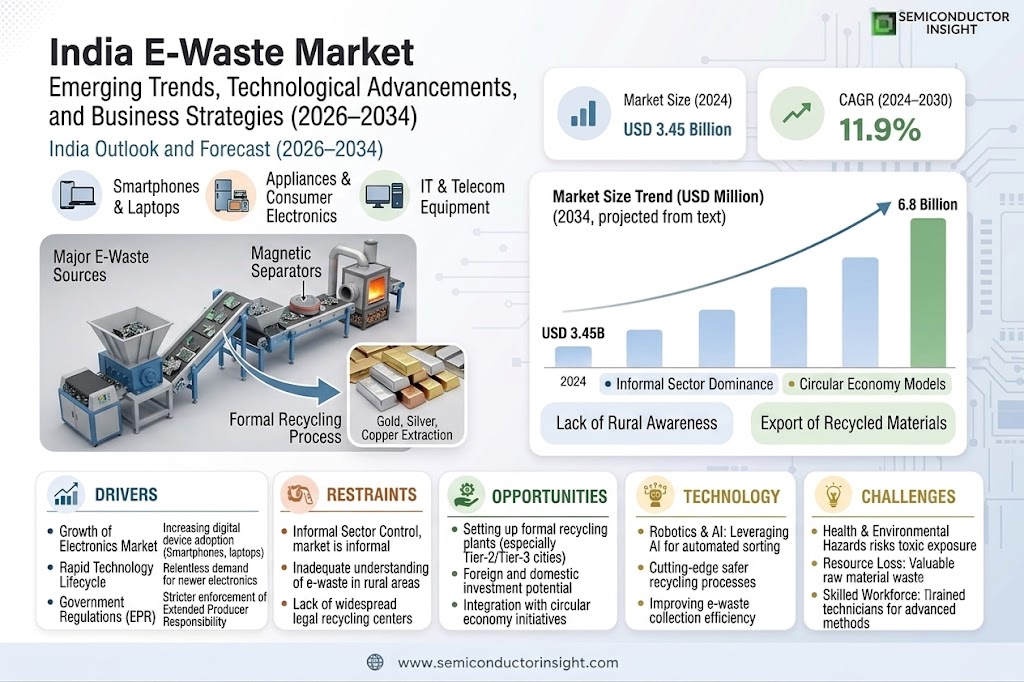India E-Waste Market Share and Size