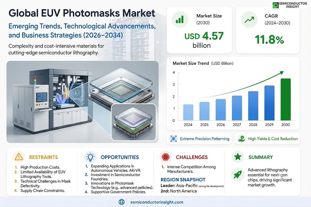 Global EUV Photomasks Market Share, Size and Trends 
