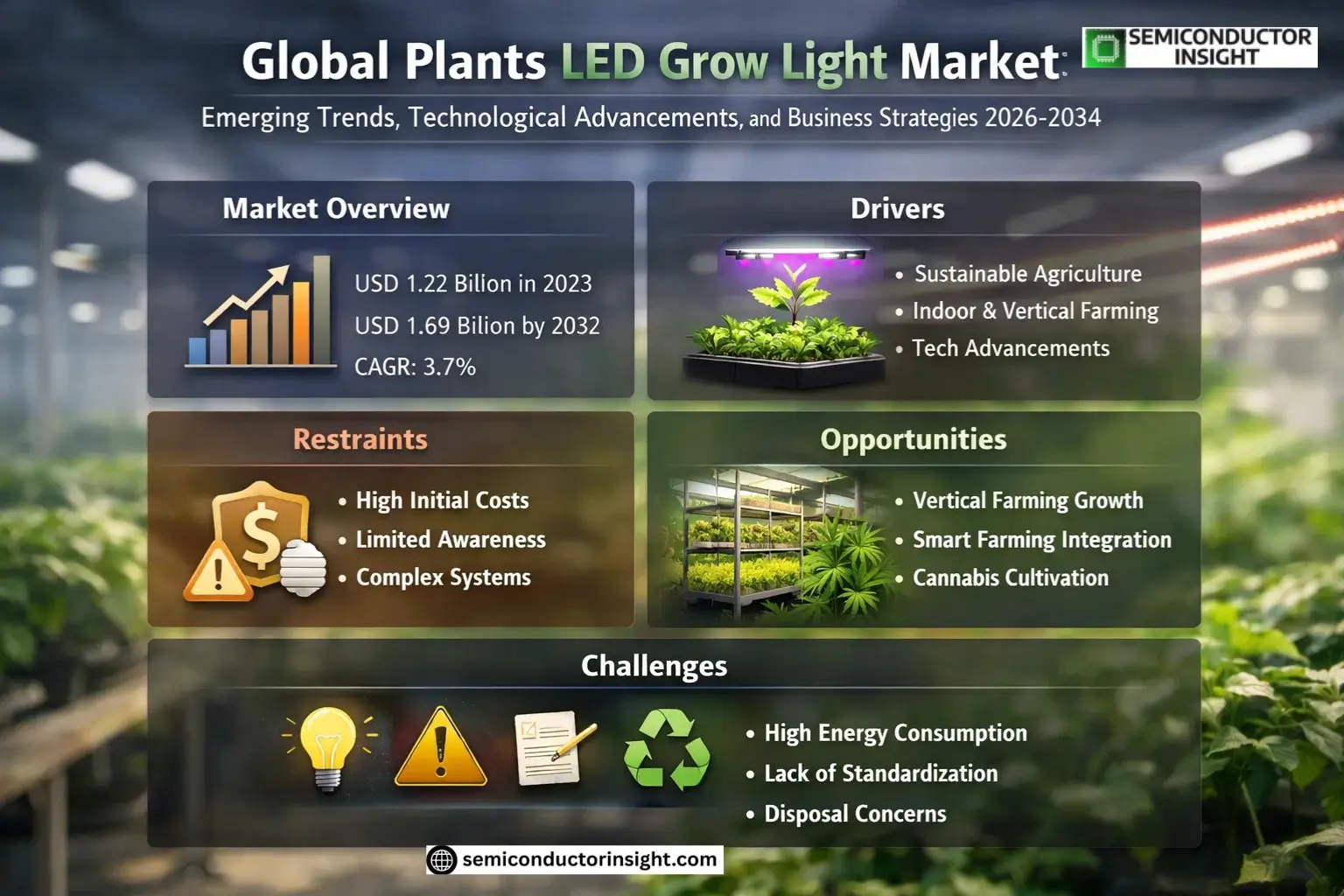 Global Plants LED Grow Light Market Share
