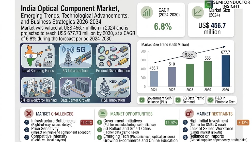 India Optical Component Market Size and Growth