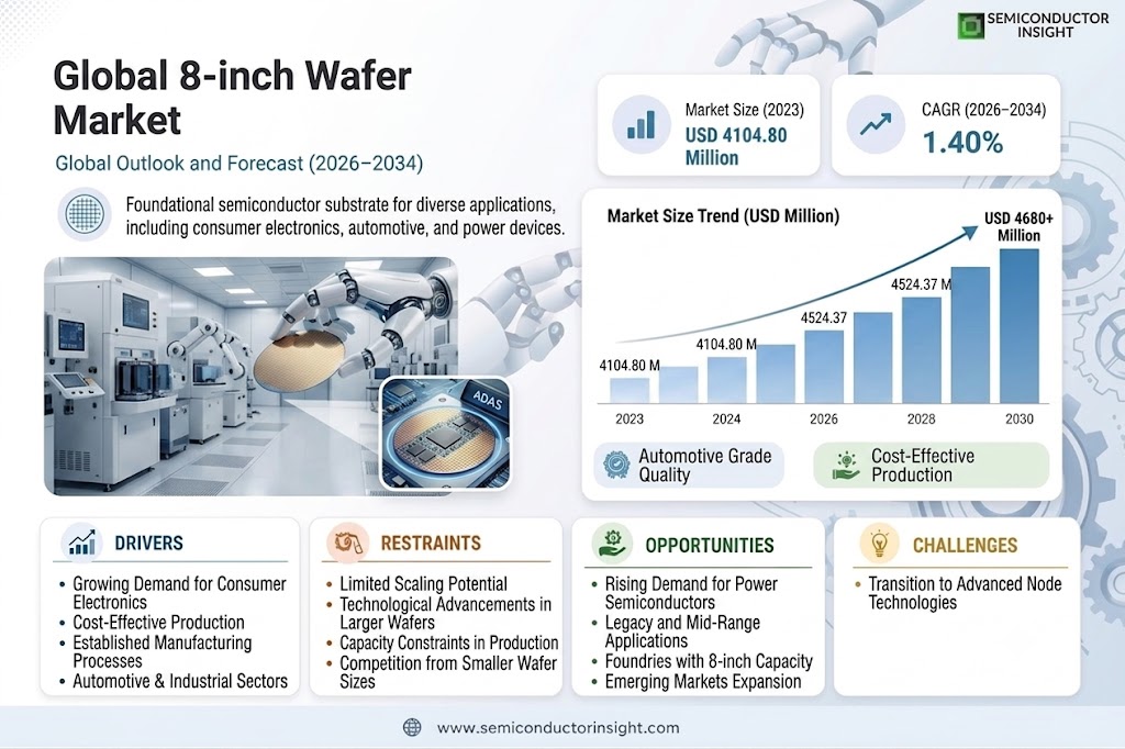 Global 8-inch Wafer Market Size and Share