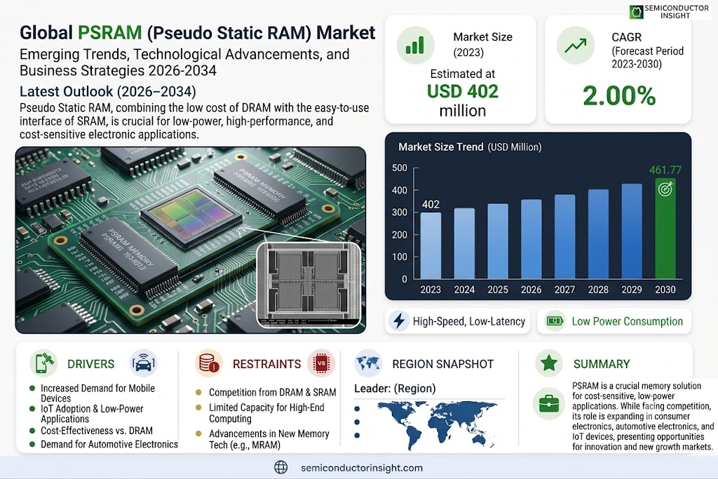 Global PSRAM (Pseudo Static Ram) Market Size, Trends and Growth 