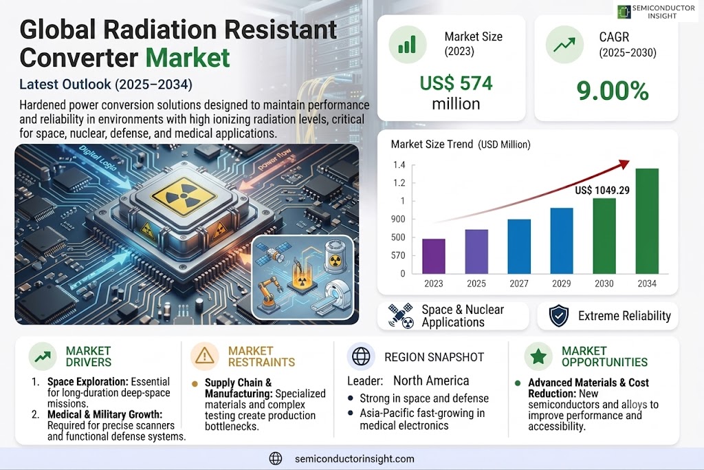 Global Radiation Resistant Converter Market Size, Trends and Growth 
