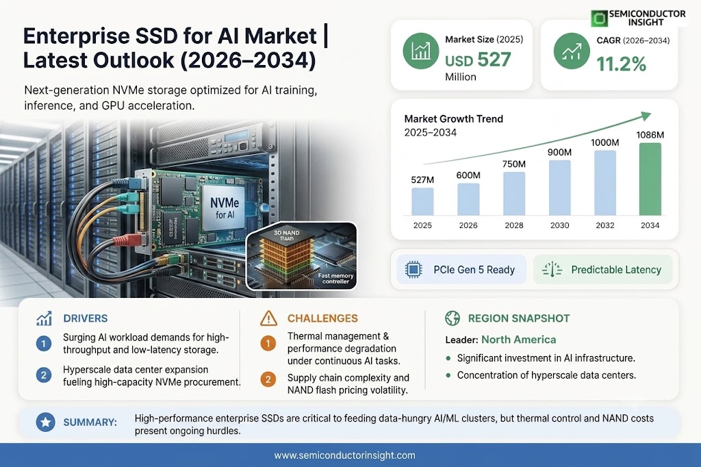 Enterprise SSD for AI Market Share