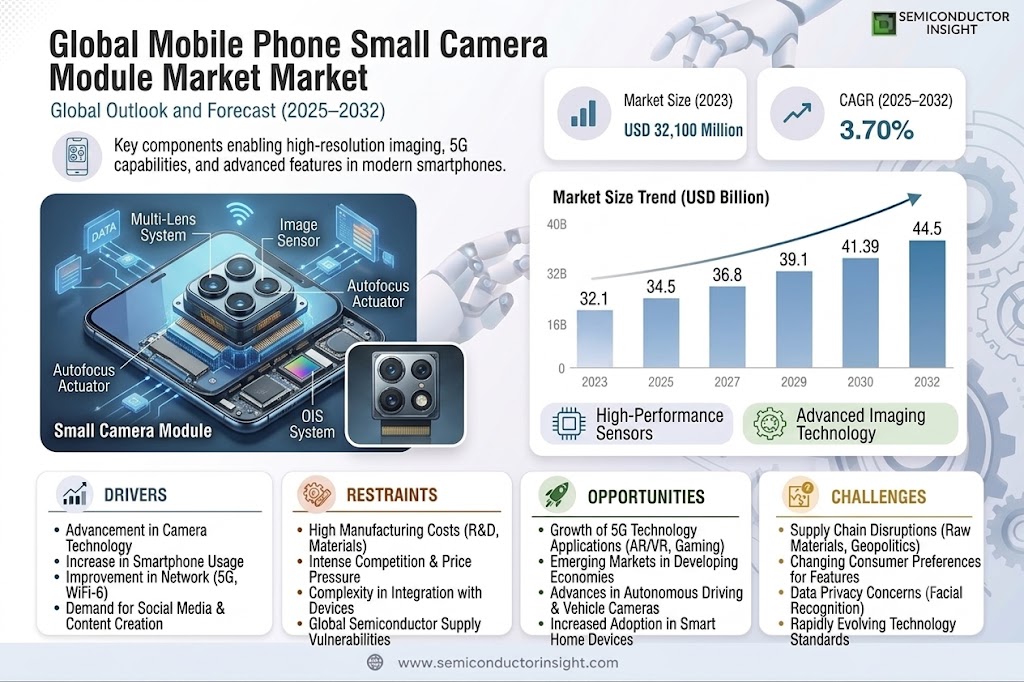 Global Mobile Phone Small Camera Module Market
 Size and Share