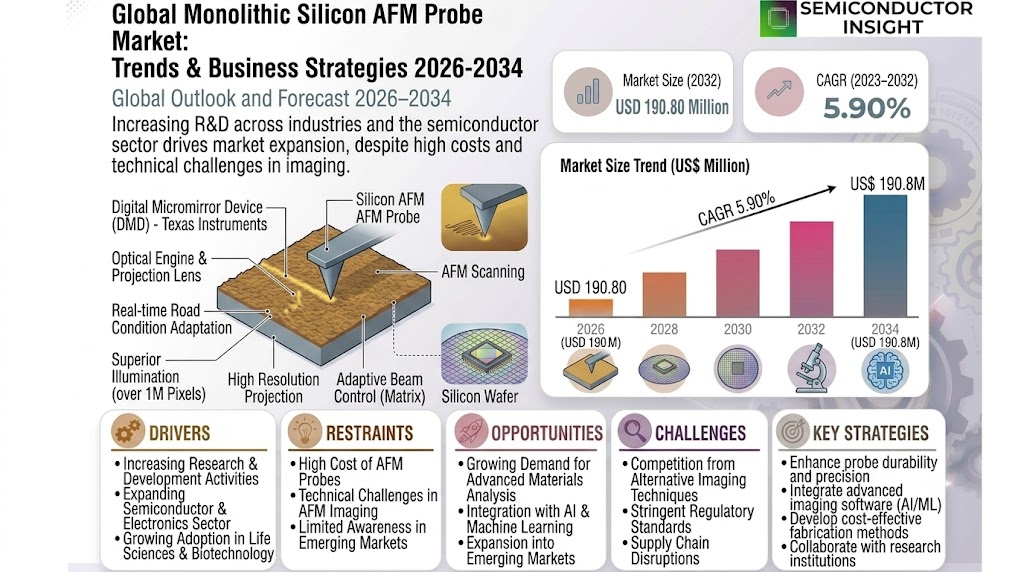 Global Monolithic Silicon AFM Probe Market
 Share and Size