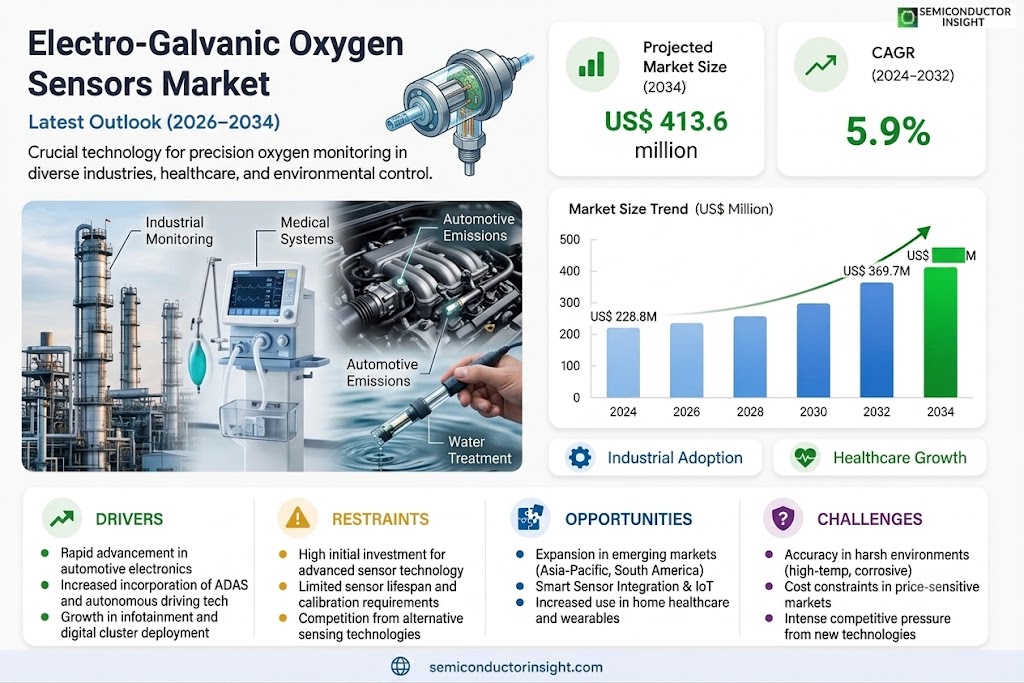 Electro-Galvanic Oxygen Sensors Market Size, Trends and Growth 
