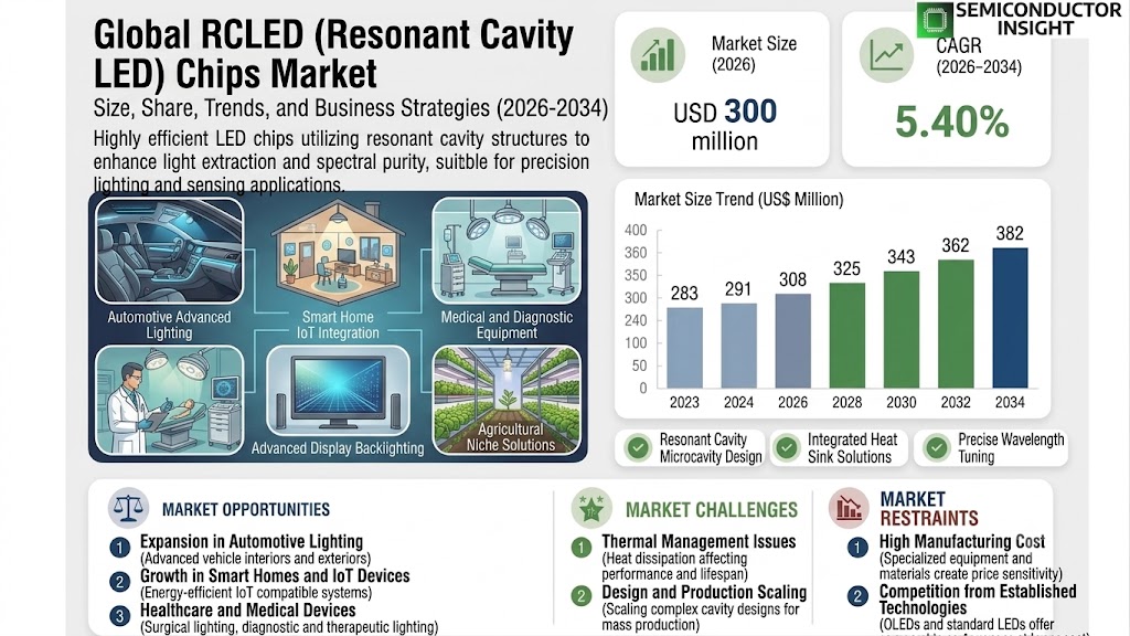 Global RCLED (Resonant Cavity LED) Chips Market Size and Growth
