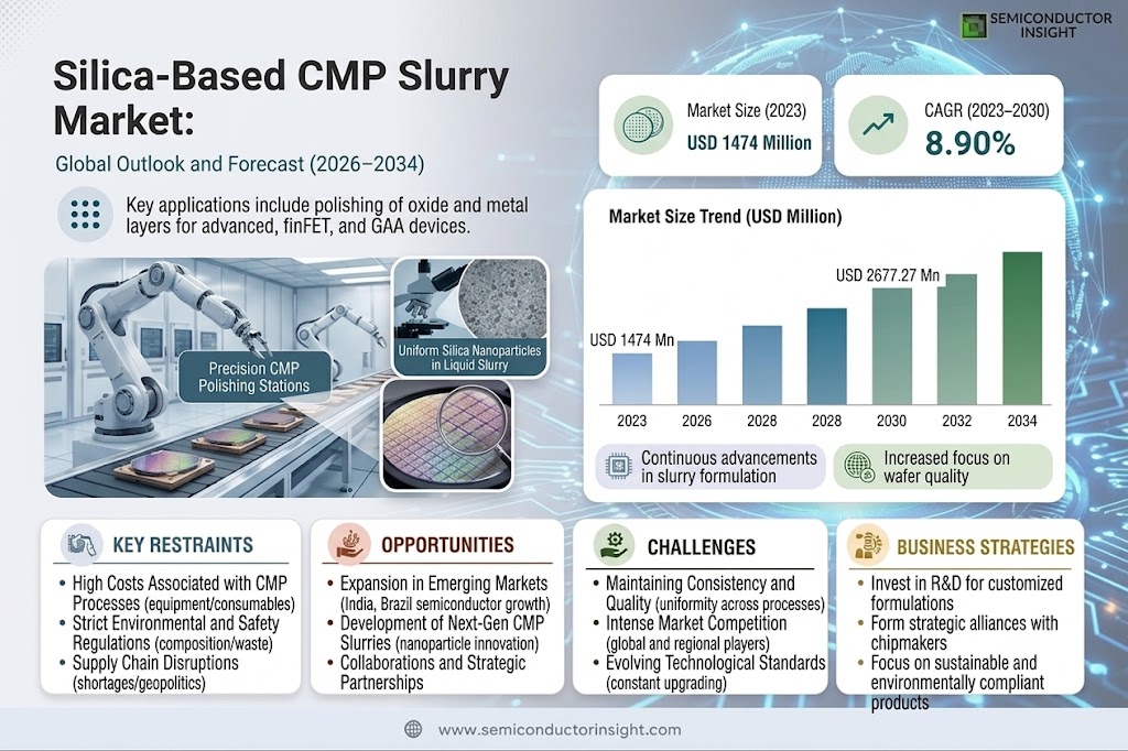Silica-Based CMP Slurry Market
 Share and Size
