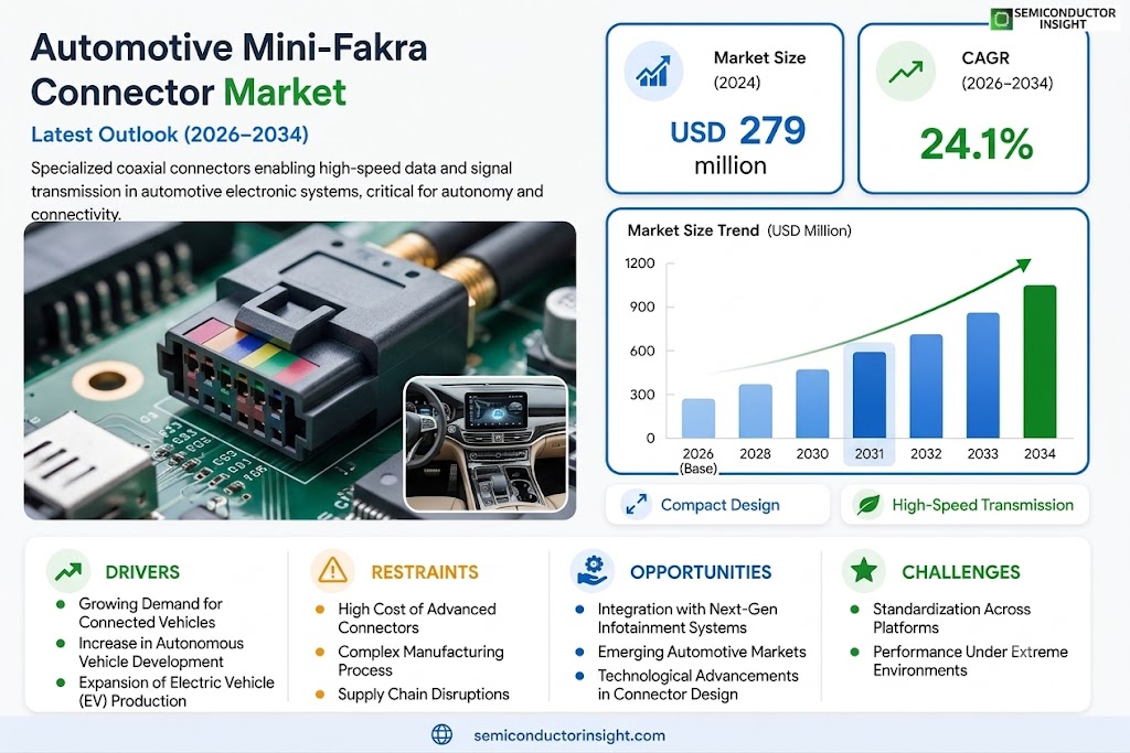 Automotive Mini-Fakra Connector Market Trends and Growth 
