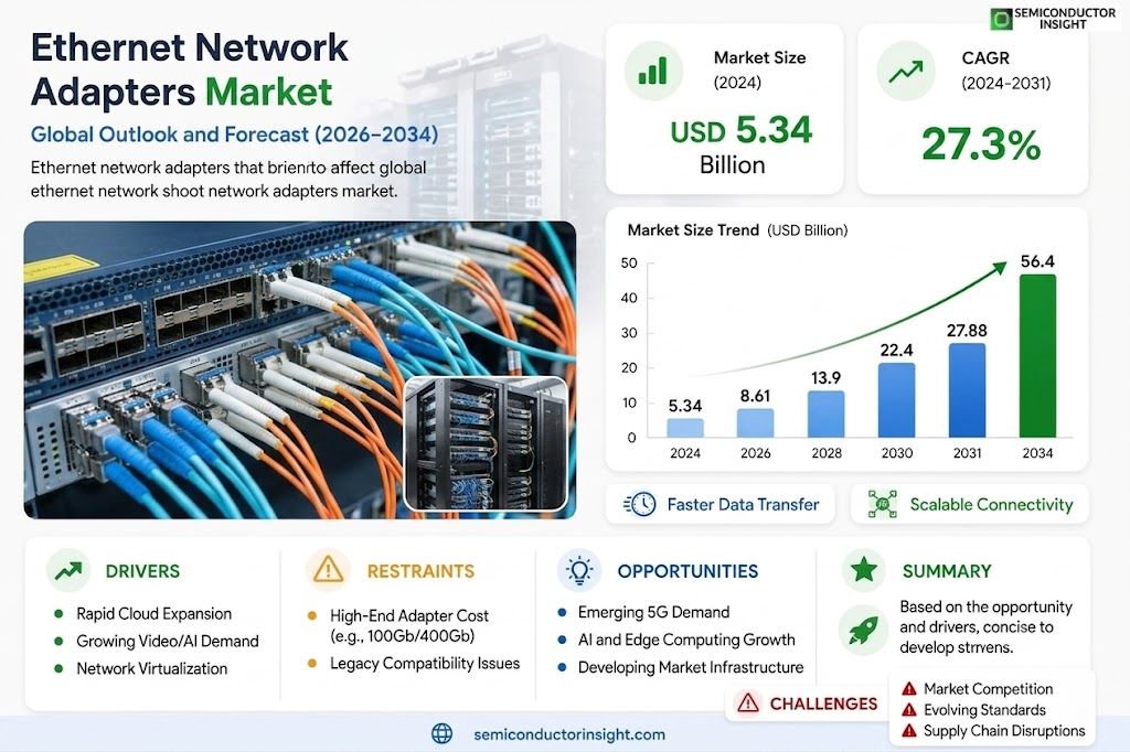 Ethernet Network Adapters Market Trends and Growth 
