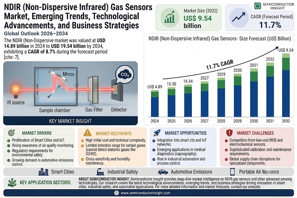 NDIR (Non-Dispersive Infrared) Gas Sensors Market
Size and Trends