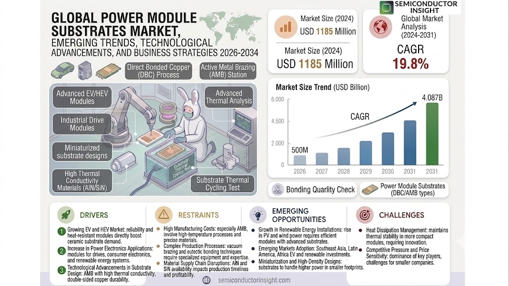 Power Module Substrates Market
 Trends and Growth