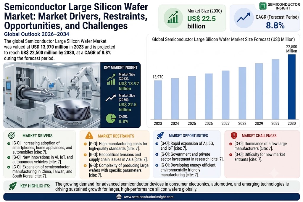 Semiconductor Large Silicon Wafer Market Share