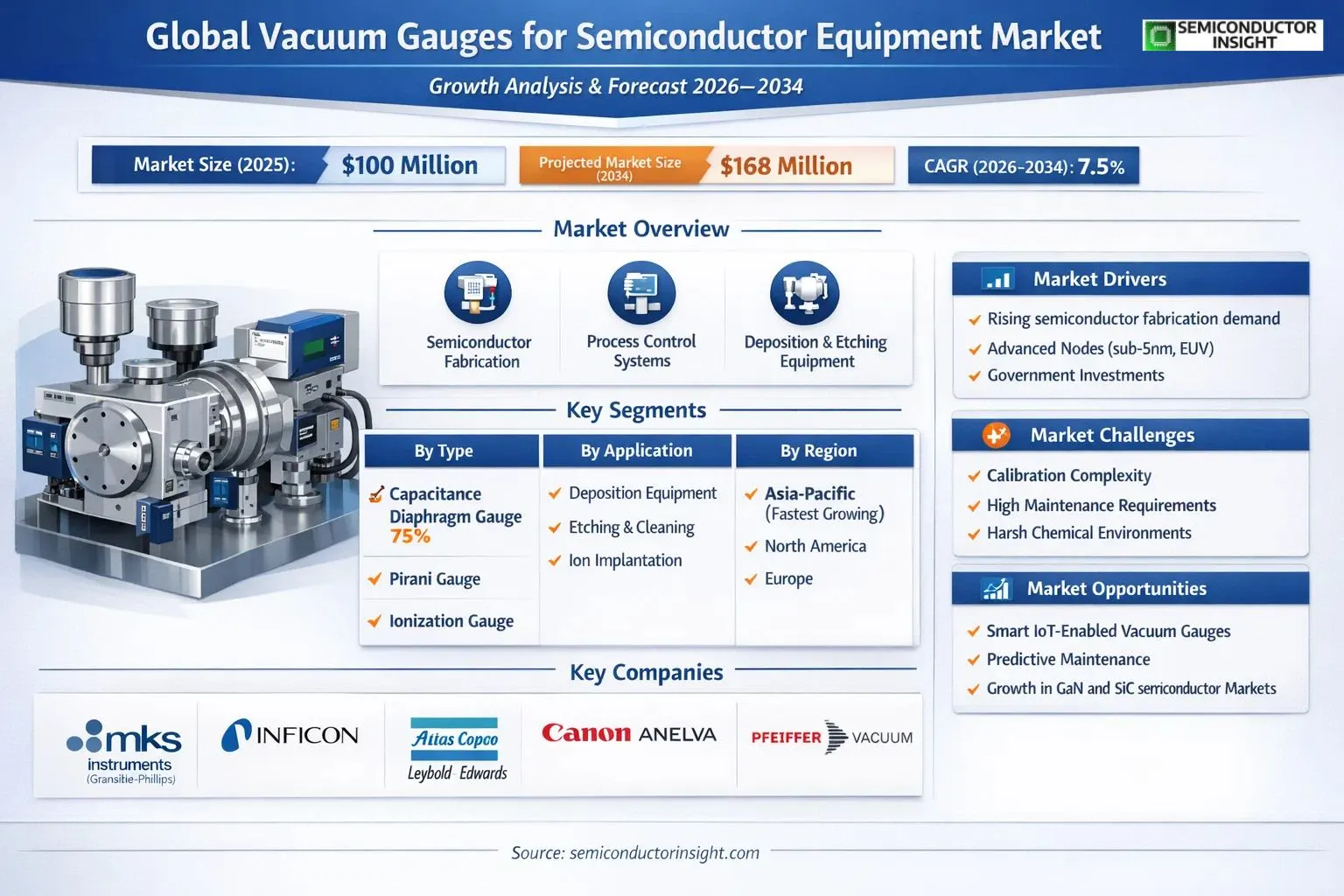 Vacuum Gauges for Semiconductor Equipment Market Insights
