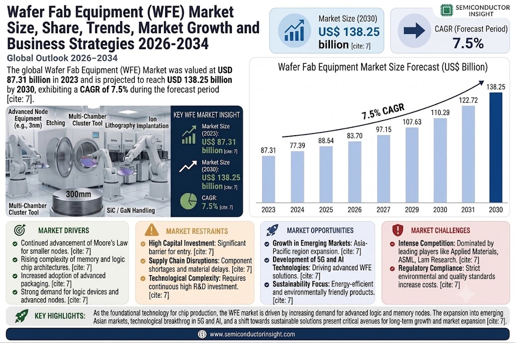 Wafer Fab Equipment (WFE) Market Size and Trends