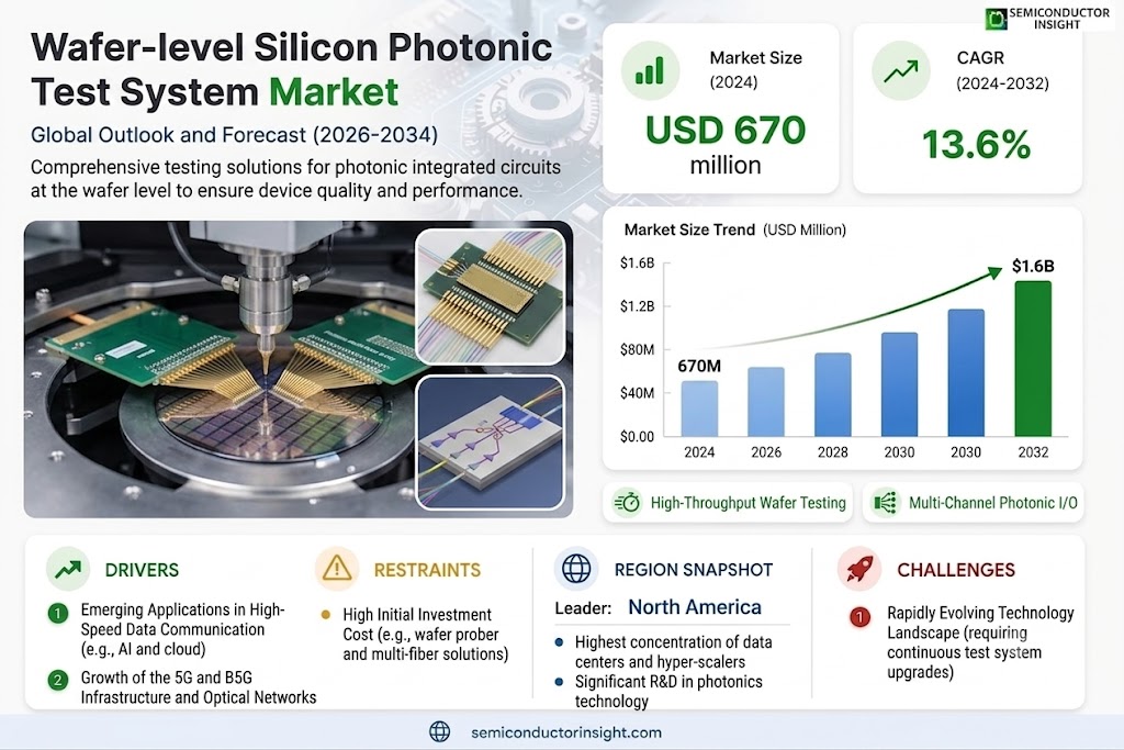 Wafer-level Silicon Photonic Test System Market Size and Share 
