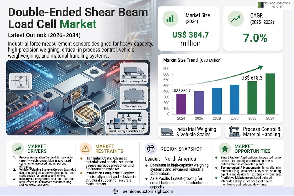 Double-Ended Shear Beam Load Cell Market Growth and Forecast 
