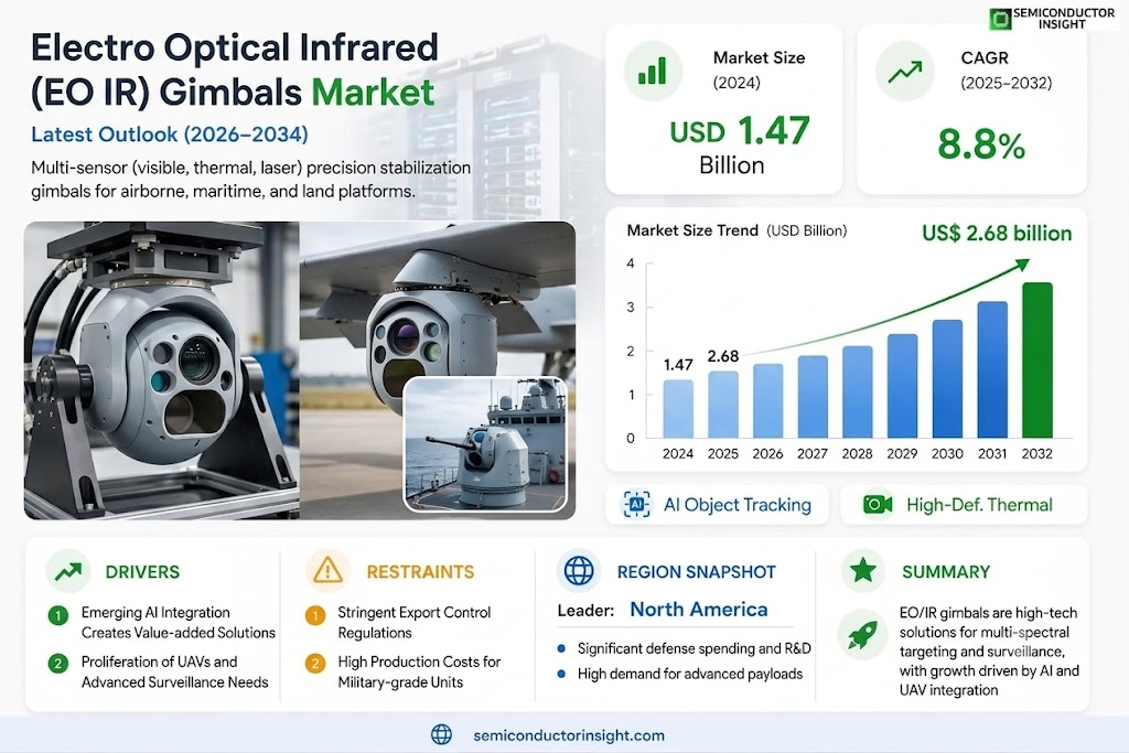 Electro Optical Infrared (EO IR) Gimbals Market Trends and Growth 
