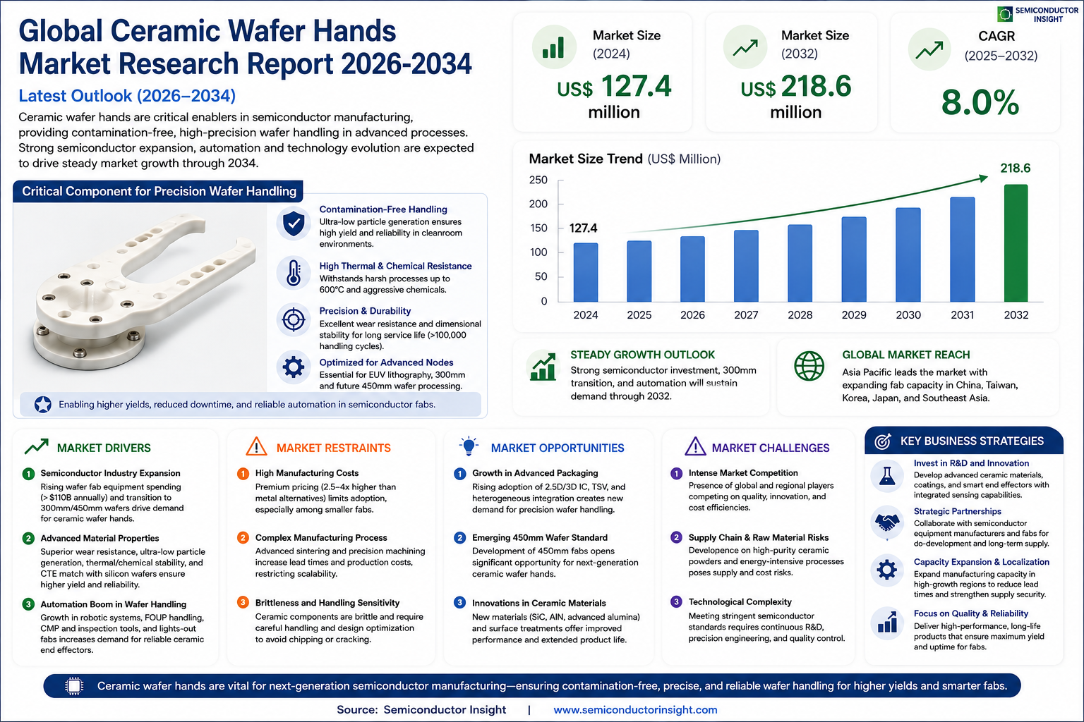 Ceramic Wafer Hands Market Share and Size 