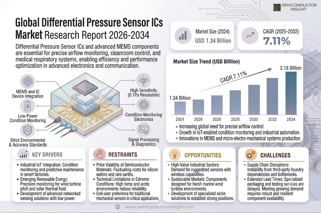 Global Differential Pressure Sensor ICs Market  Share and Size
