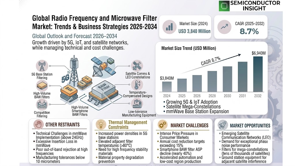 Global Radio Frequency and Microwave Filter Market
 Growth and Ttrends