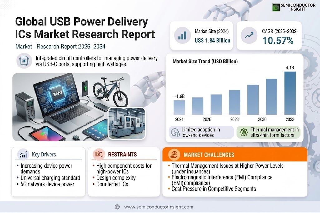 Global USB Power Delivery ICs Market  Size and Growth 