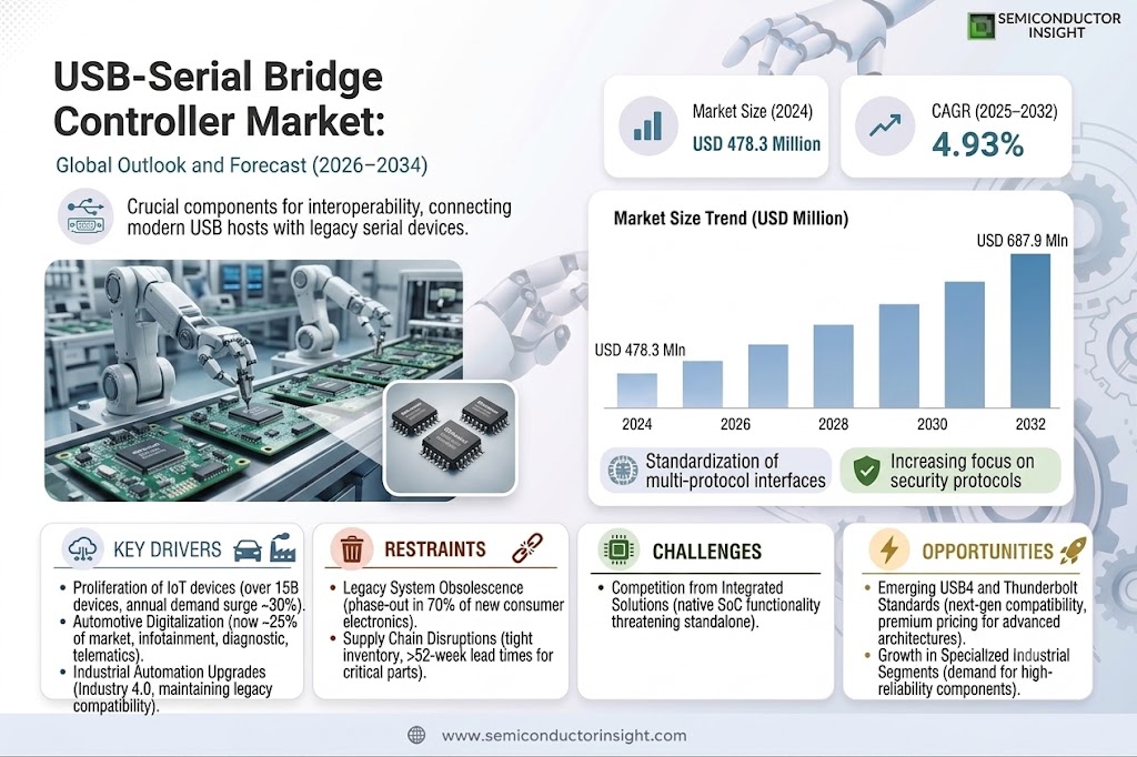 Global USB-Serial Bridge Controller Market Trends and Growth