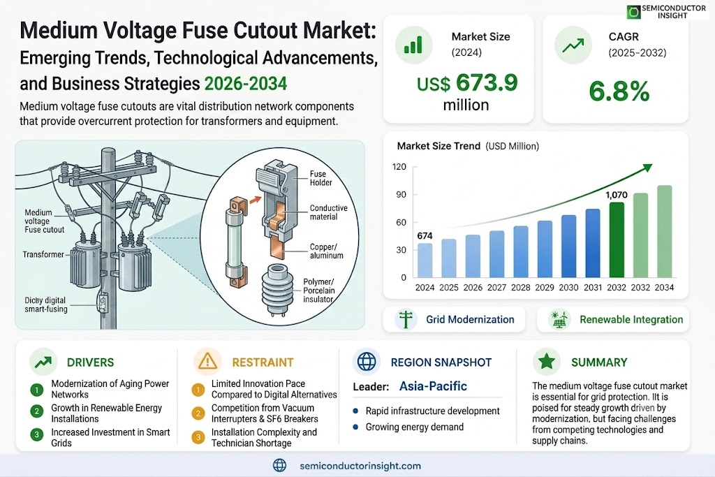Medium Voltage Fuse Cutout Market Forecast, Share and Size
