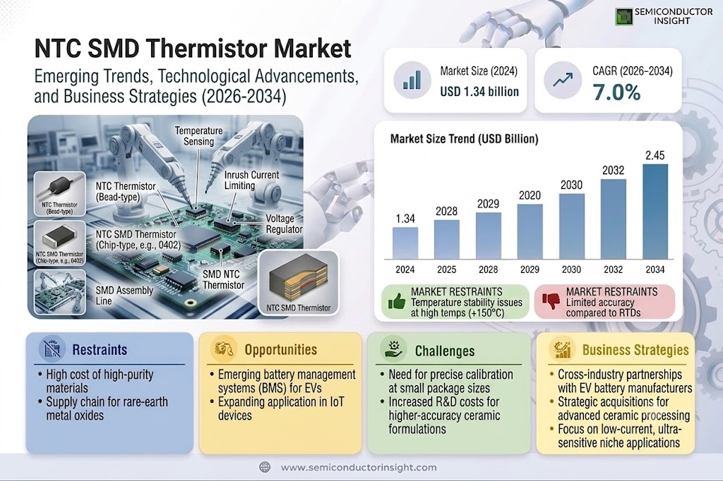 NTC SMD Thermistor Market Size and Share