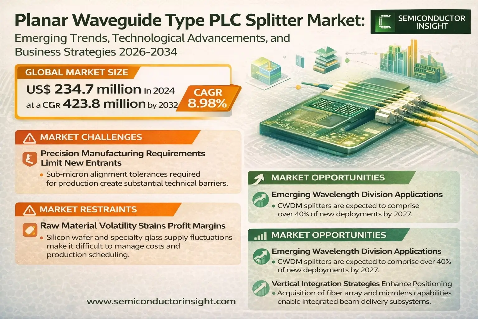 Planar Waveguide Type PLC Splitter Market Size & Forecast
