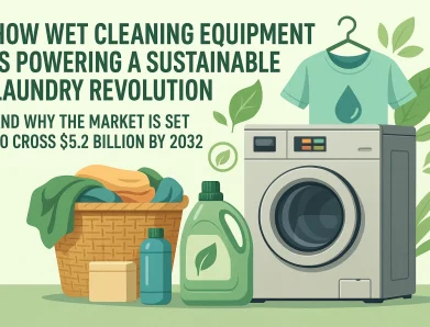 How Wet Cleaning Equipment Is Powering a Sustainable Laundry Revolution — And Why the Market Is Set to Cross $5.2 Billion by 2032
