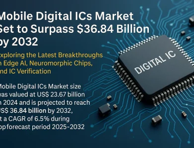 Mobile Digital ICs Market Set to Surpass $36.84 Billion by 2032: Exploring the Latest Breakthroughs in Edge AI, Neuromorphic Chips, and IC Verification