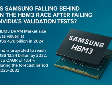 Is Samsung Falling Behind in the HBM3 Race After Failing Nvidia’s Validation Tests?
