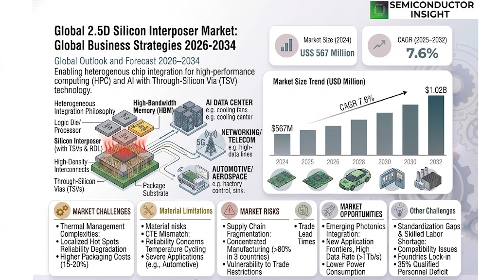 2.5D Silicon Interposer Market Share and Size