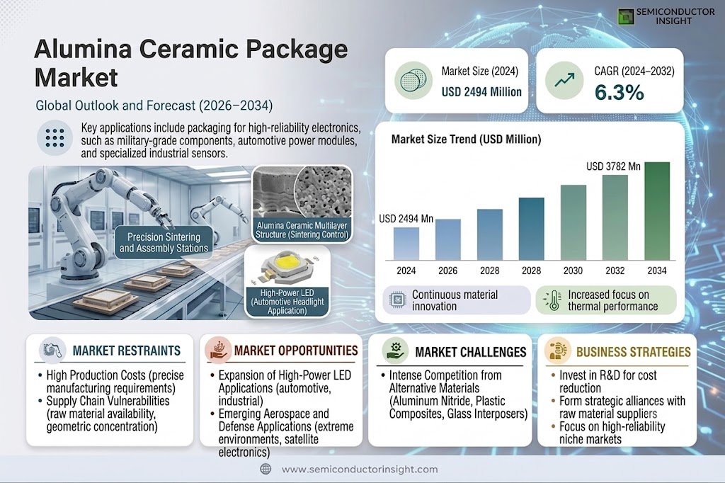 Alumina Ceramic Package Market
 Trends, Share anfdForecast