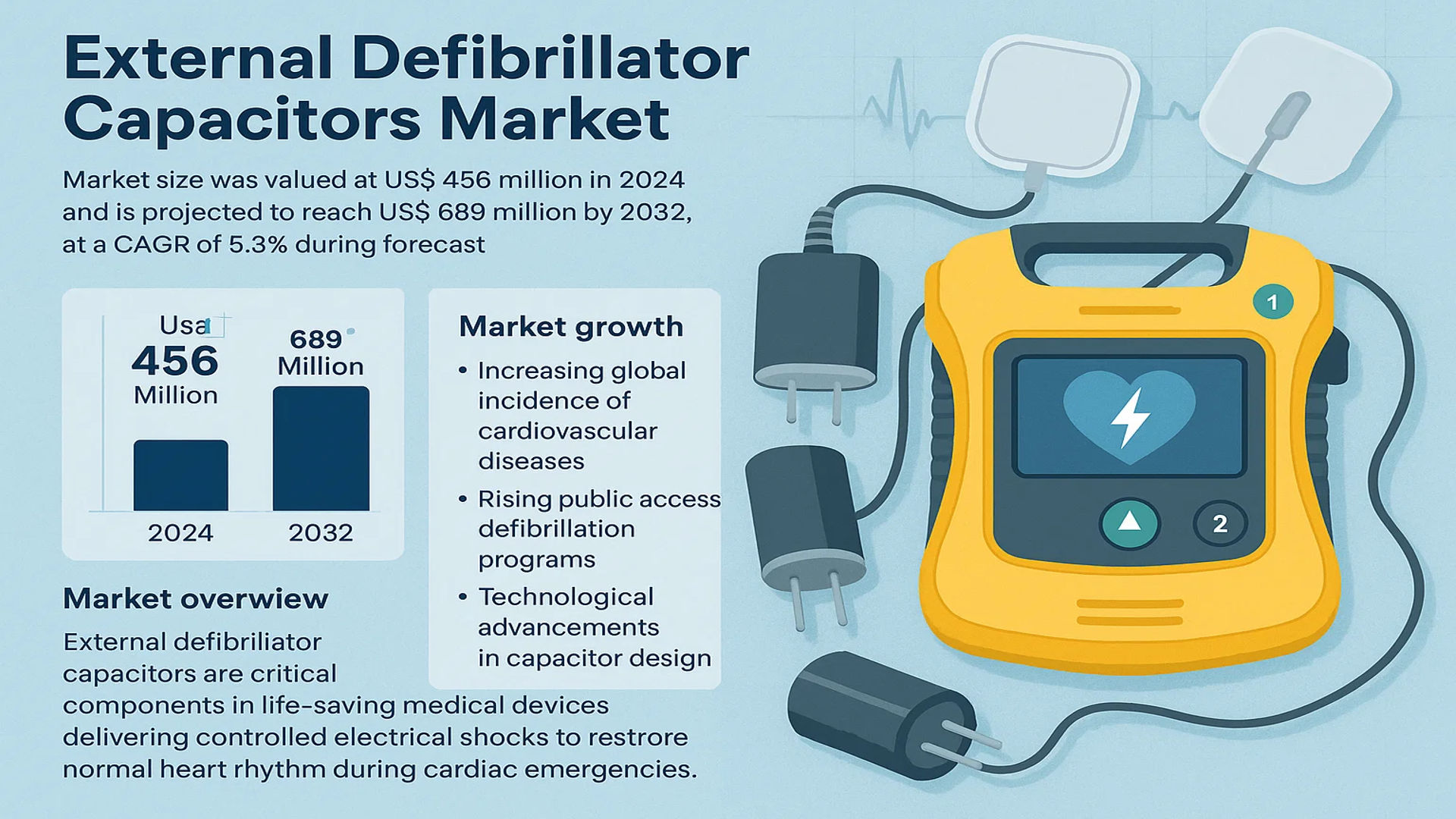 External Defibrillator Capacitors Market