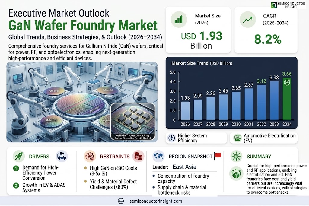 GaN Wafer Foundry Market Size, Trends and Growth 
 