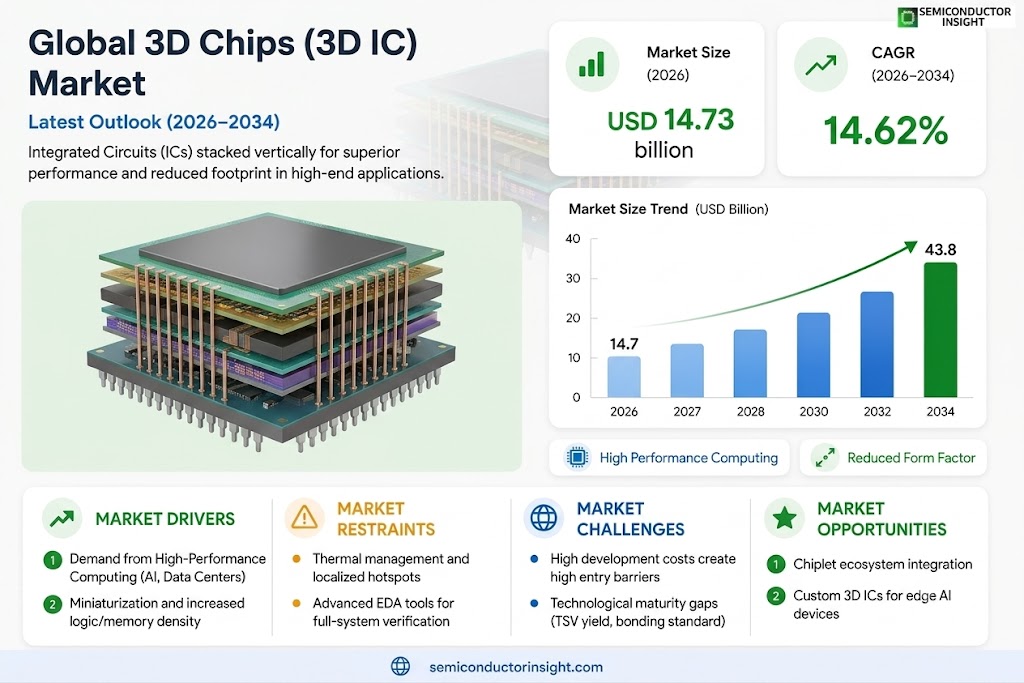 Global 3D Chips (3D IC) Market Trends and Growth 
