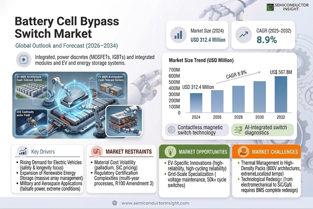 Global Battery Cell Bypass Switch Market Share and Size