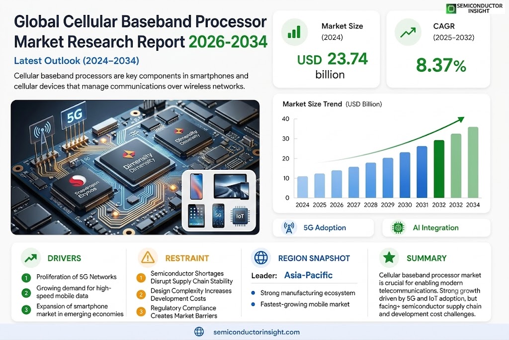Global Cellular Baseband Processor Market Forecast and Trends
