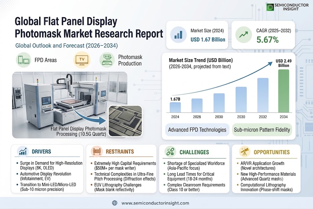 Global Flat Panel Display Photomask Market Share and Growth