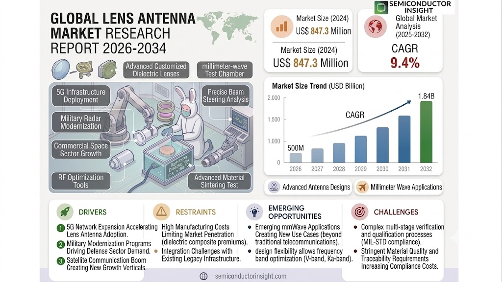 Global Lens Antenna Market
 Share, Size and Trends