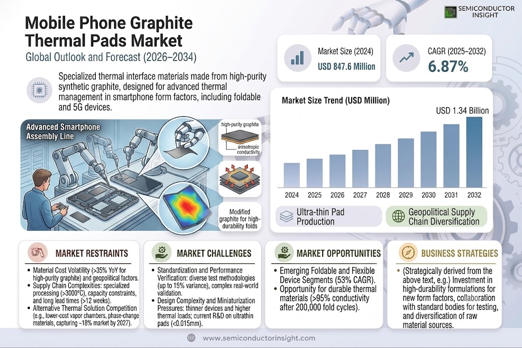 Global Mobile Phone Graphite Thermal Pads Market
 Size, Share and Forecast