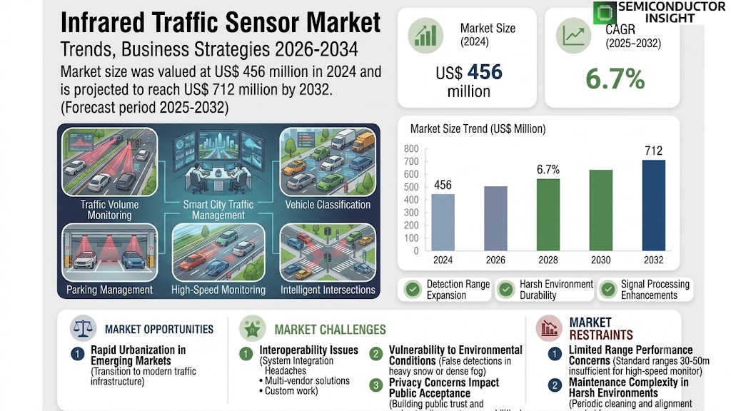 Infrared Traffic Sensor Market
 Growth and Trends