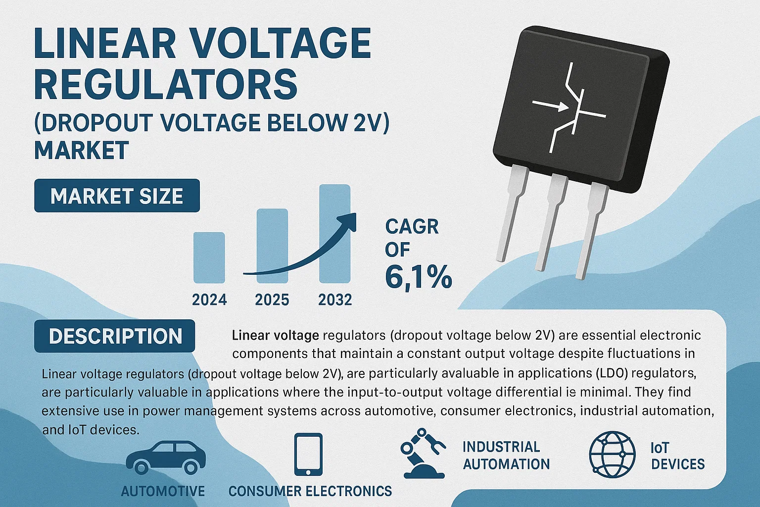 Linear Voltage Regulators (Dropout Voltage below 2V) Market